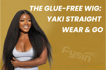 The Glue-Free Wig: Yaki Straight, Wear & Go