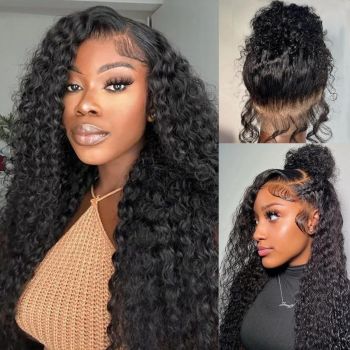Water Wave Lace Front Wigs Human Hair 360 Lace Frontal Wigs Human Hair