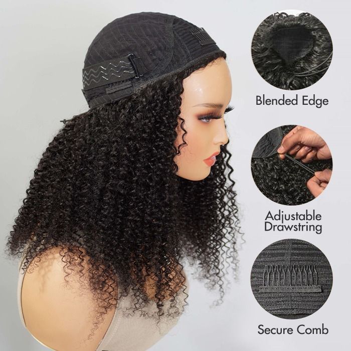 Kinky Curly Half Wig